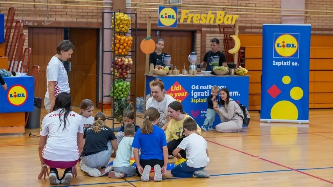 Hrvaška: Lidl za šolski šport doniral 40.000 evrov