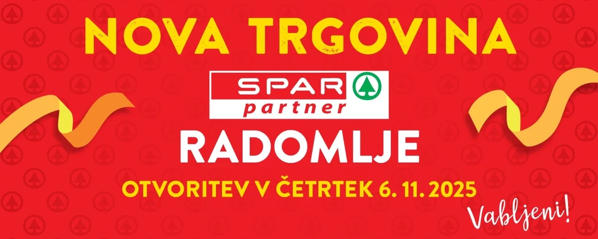 V Radomljah v četrtek odpirajo novo trgovino Spar partner