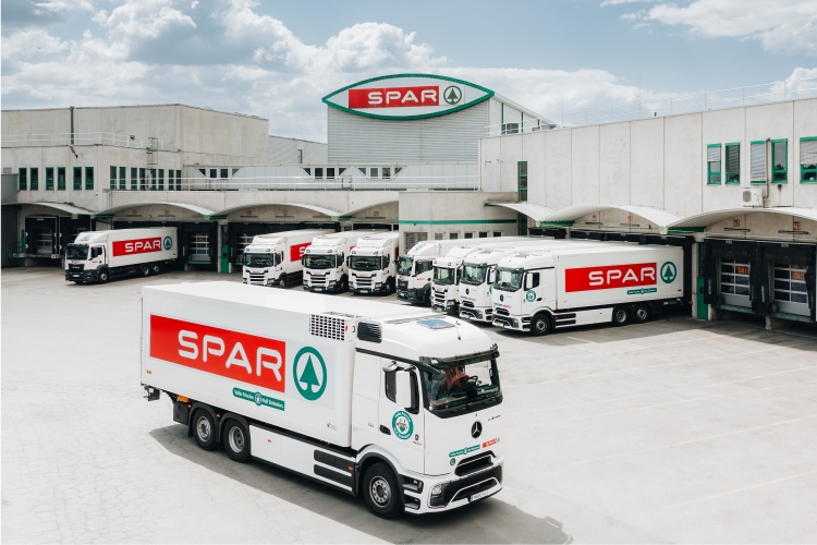 Avstrija: Spar vlaga v podnebju prijazno logistiko z električnimi tovornjaki
