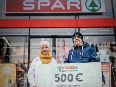 Donacija lokalnim društvom ob otvoritvi 111. trgovine Spar