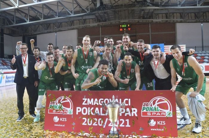 Pokal Spar četrtič osvojili  košarkarji Krke