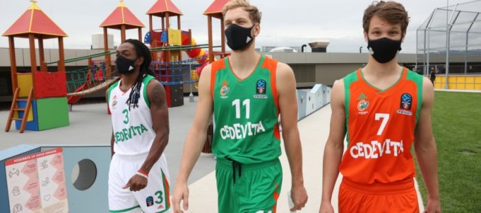 KK Cedevita Olimpija se je predstavila na strehi Aleje 