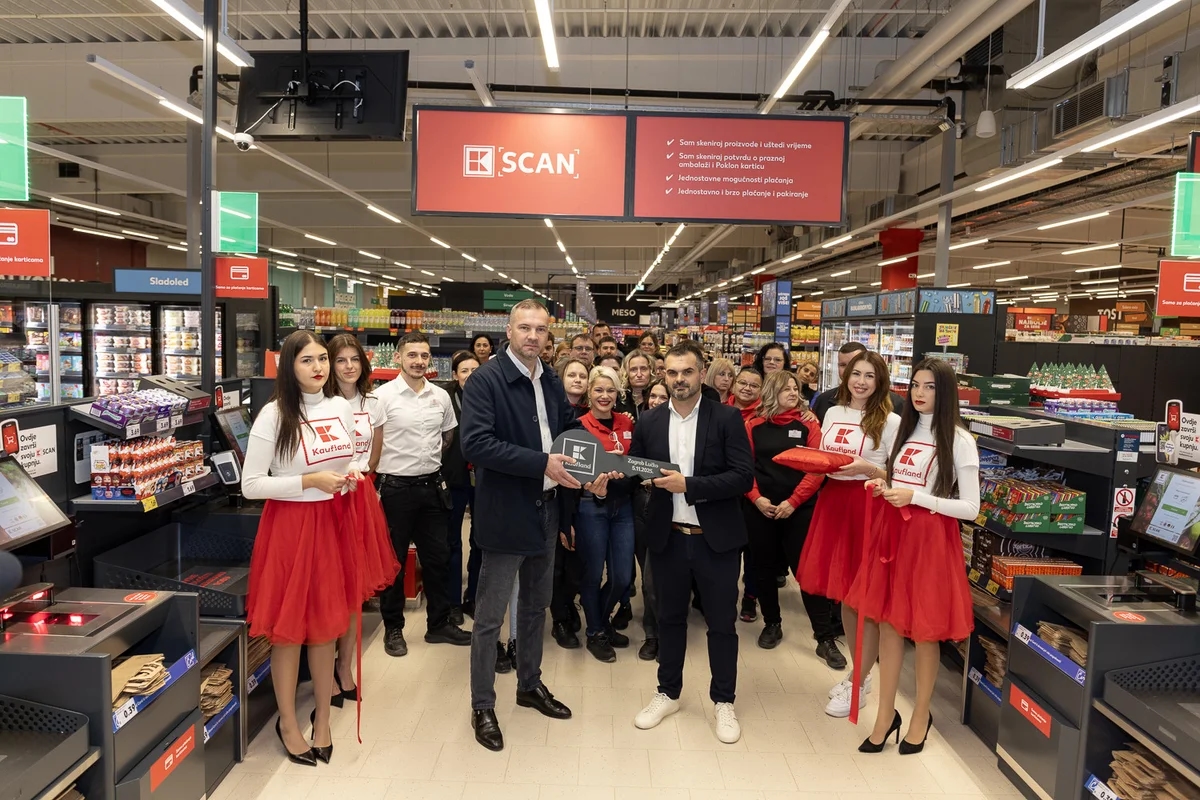 Hrvaška: Kaufland odprl novo trgovino v zagrebški četrti Lučko