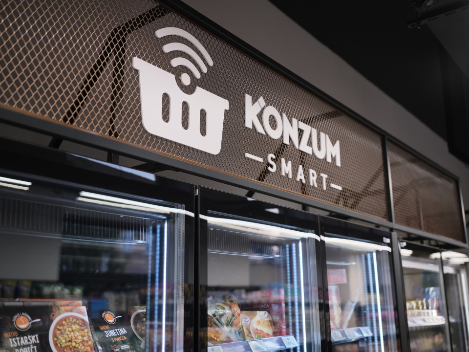 Hrvaška: Konzum odprl prvo Smart prodajalno v regiji