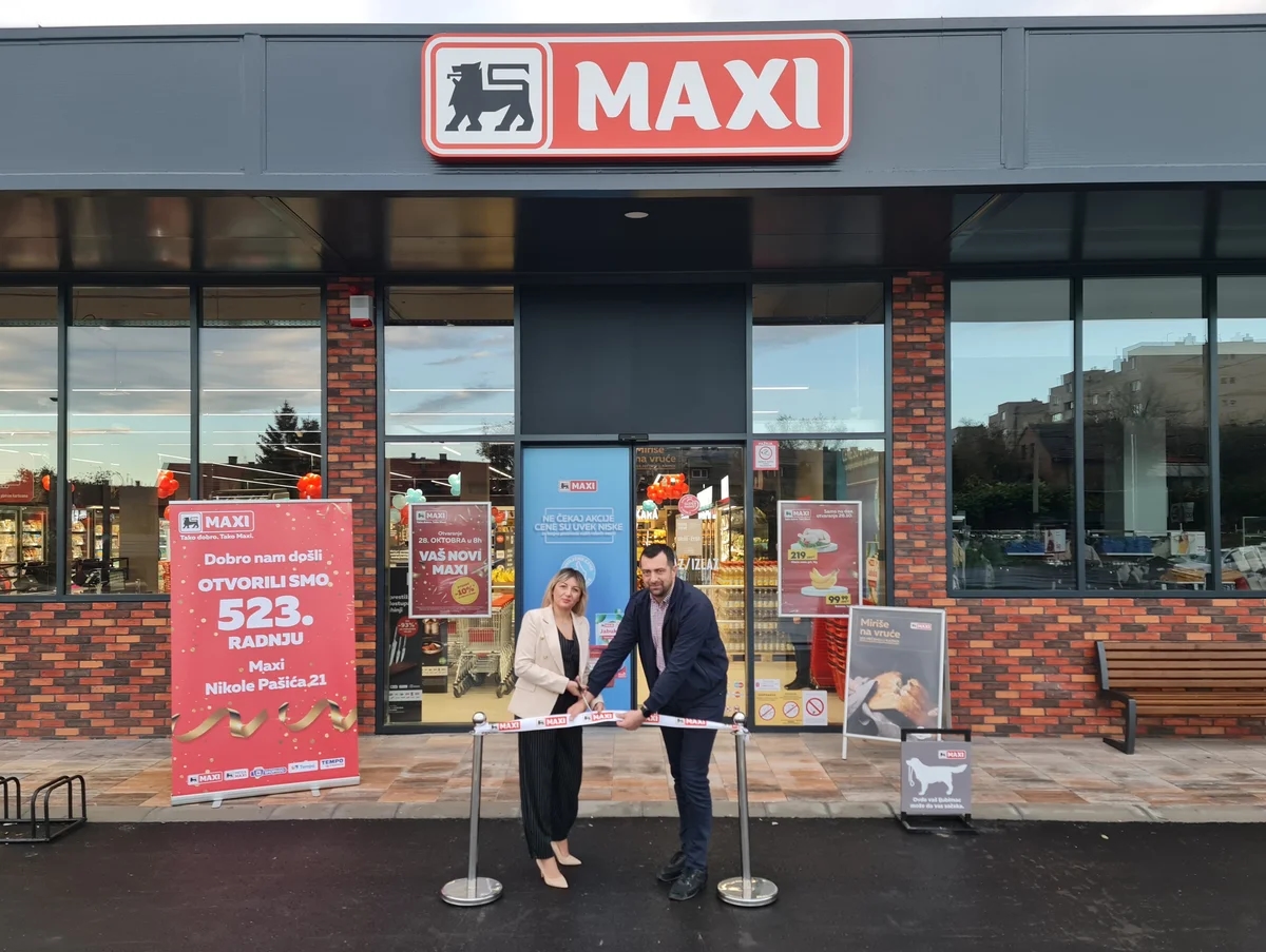 Srbija: Supermarketi Maxi na treh novih lokacijah, Tempo pod novo blagovno znamko, Mega Maxi