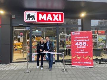 Novi Sad z novim supermarketom Maxi