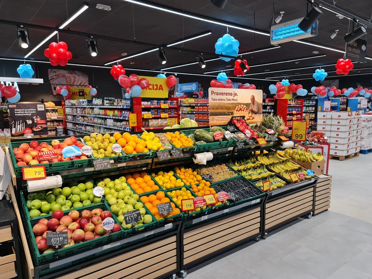 Srbija: V Beogradu oz. Zemunu so odprli nova supermarketa Maxi