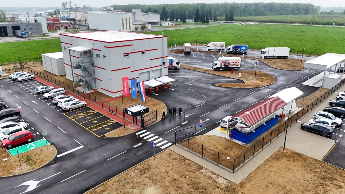 Hrvaška: Podravka odprla nov transportni center