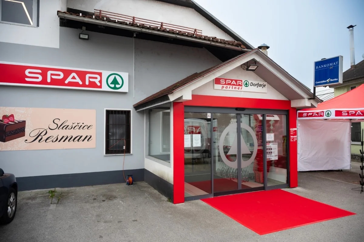 Danes odprli novo trgovino Spar partner v Dorfarjih (Škofja Loka)