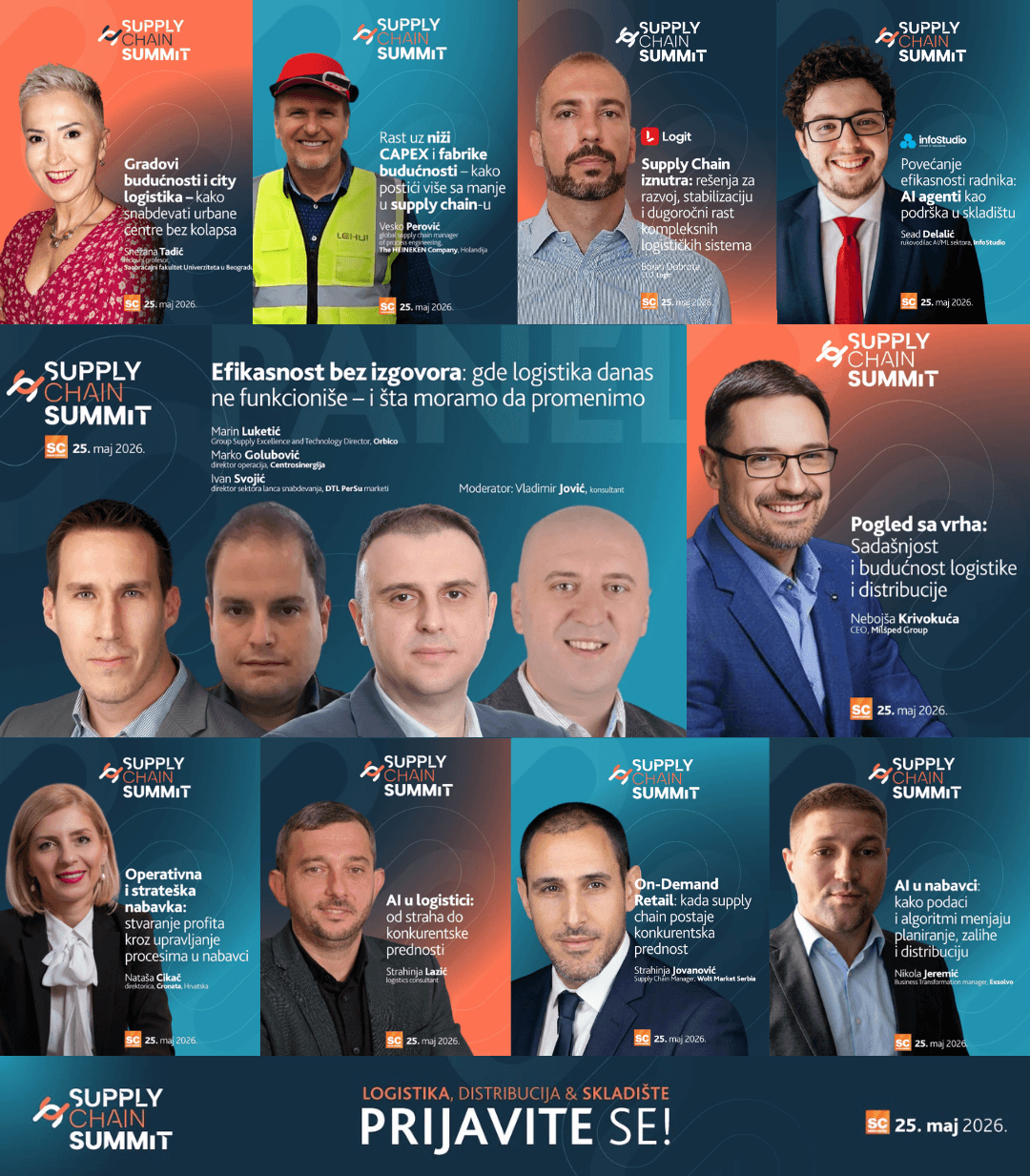 Srbija: 25.maja bo 5. Supply Chain Summit Beograd
