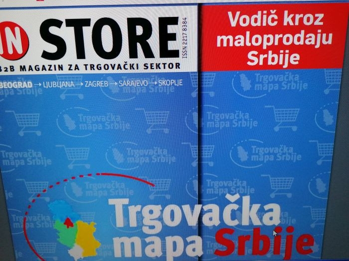 Izšel je InStorov trgovinski zemljevid Srbije 2020 