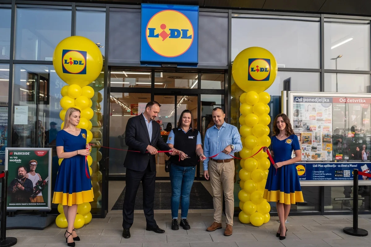 Hrvaška: V Novem Marofu so odprli novo trgovino Lidl