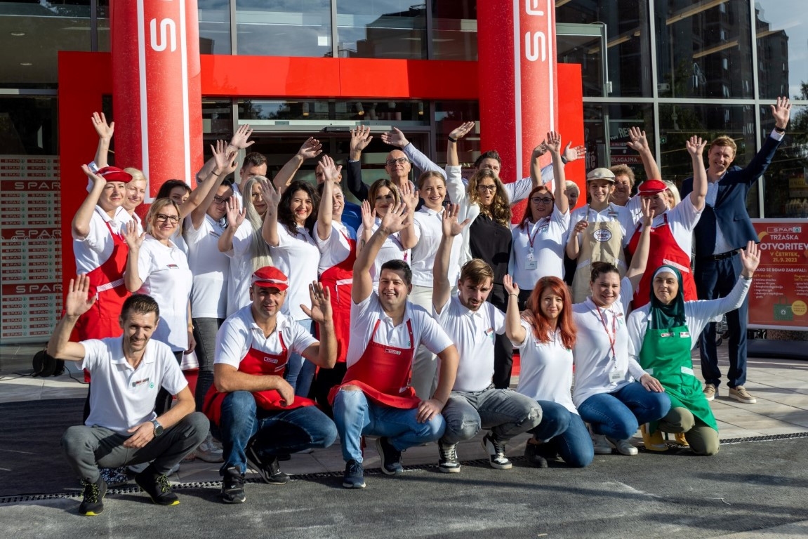 Spar Slovenija na Tržaški cesti v Ljubljani z novo trgovino
