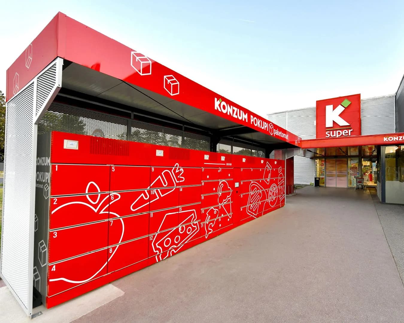 Hrvaška: Konzum uvaja paketomate za prevzem spletnih naročil
