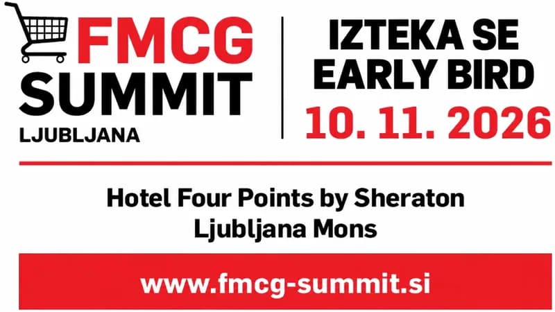 6. FMCG Summit INSTORE Ljubljana, 10. november 2026: Znan je skoraj celoten program največjega FMCG dogodka v Sloveniji