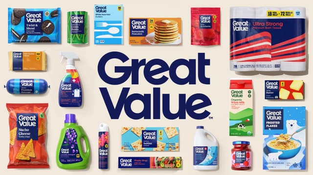 ZDA: Walmart predstavlja novo embalažo blagovne znamke Great Value