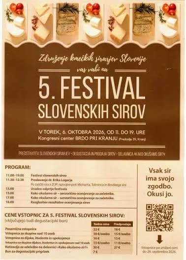 Na festivalu slovenskih sirov v ospredju senzorika