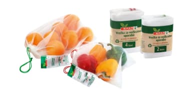 Spar oktobra spodbuja uporabo mrežastih vrečk za večkratno uporabo