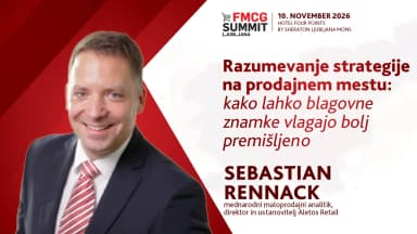 6. FMCG Summit Ljubljana/ SEBASTIAN RENNACK: Razumevanje strategije na prodajnem mestu: kako lahko blagovne znamke vlagajo bolj premišljeno