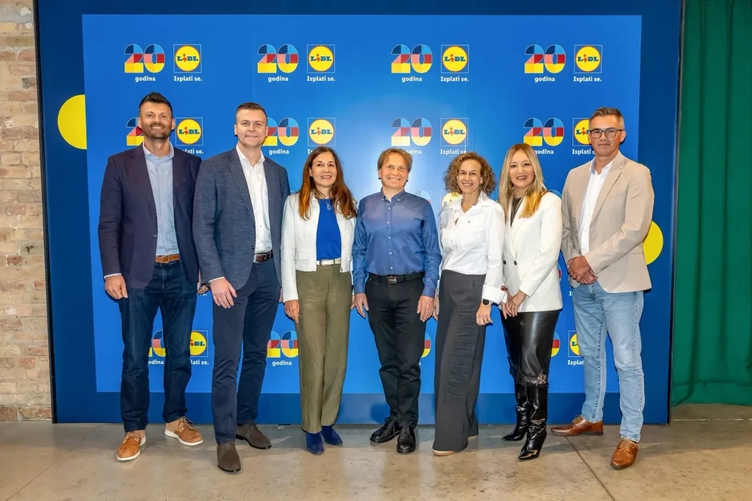 Hrvaška: Lidl ob 20-letnici s 116 trgovinami