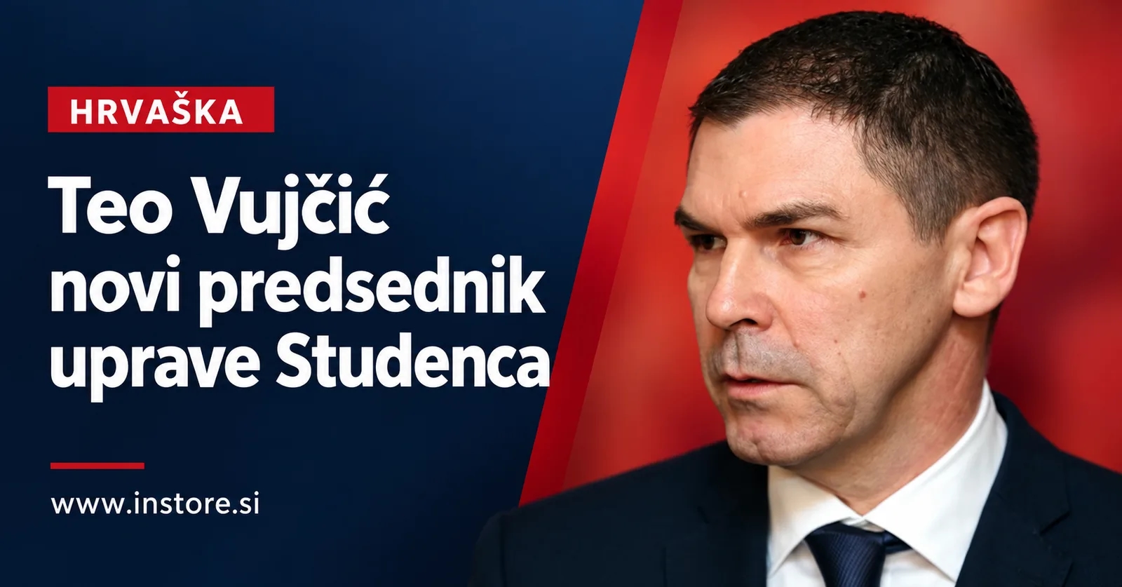 Hrvaška: Teo Vujčić novi predsednik uprave Studenca