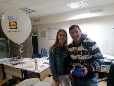 Lidl Slovenija praznuje 15 let tudi z obiskom na InStore