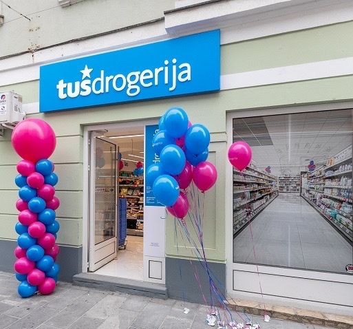 Tuš drogerije Celje na novi lokaciji v centru mesta