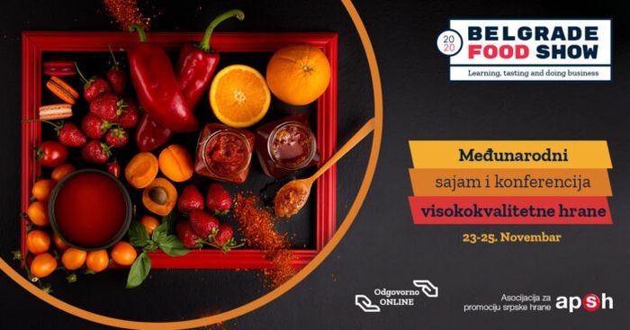 "Belgrade Food Show" letos kar prek spleta