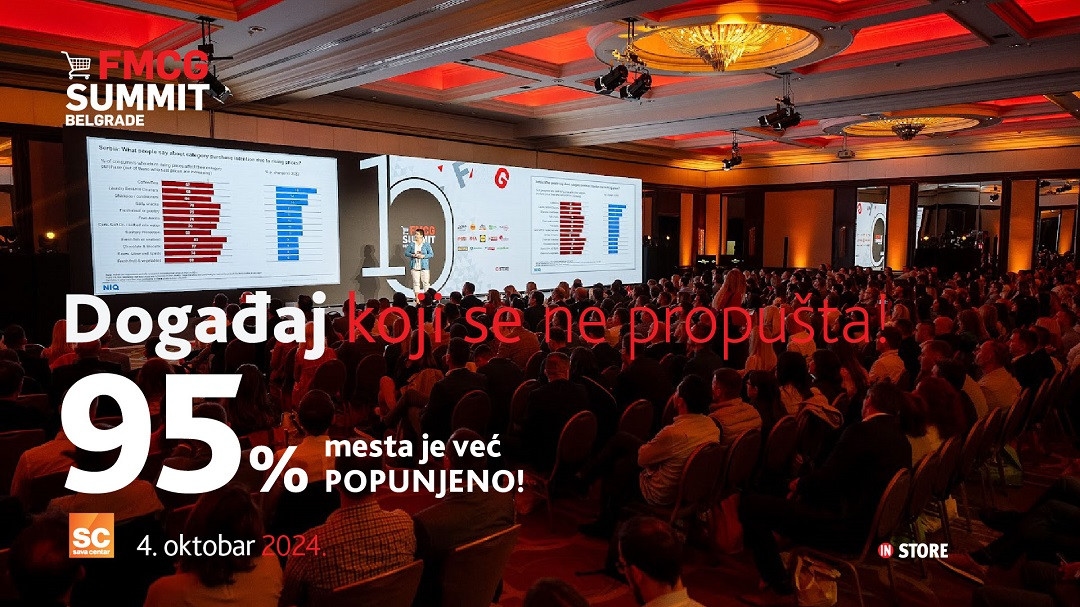 11. FMCG Summit Beograd (4.oktobra): SAMO še 50 prostih mest!