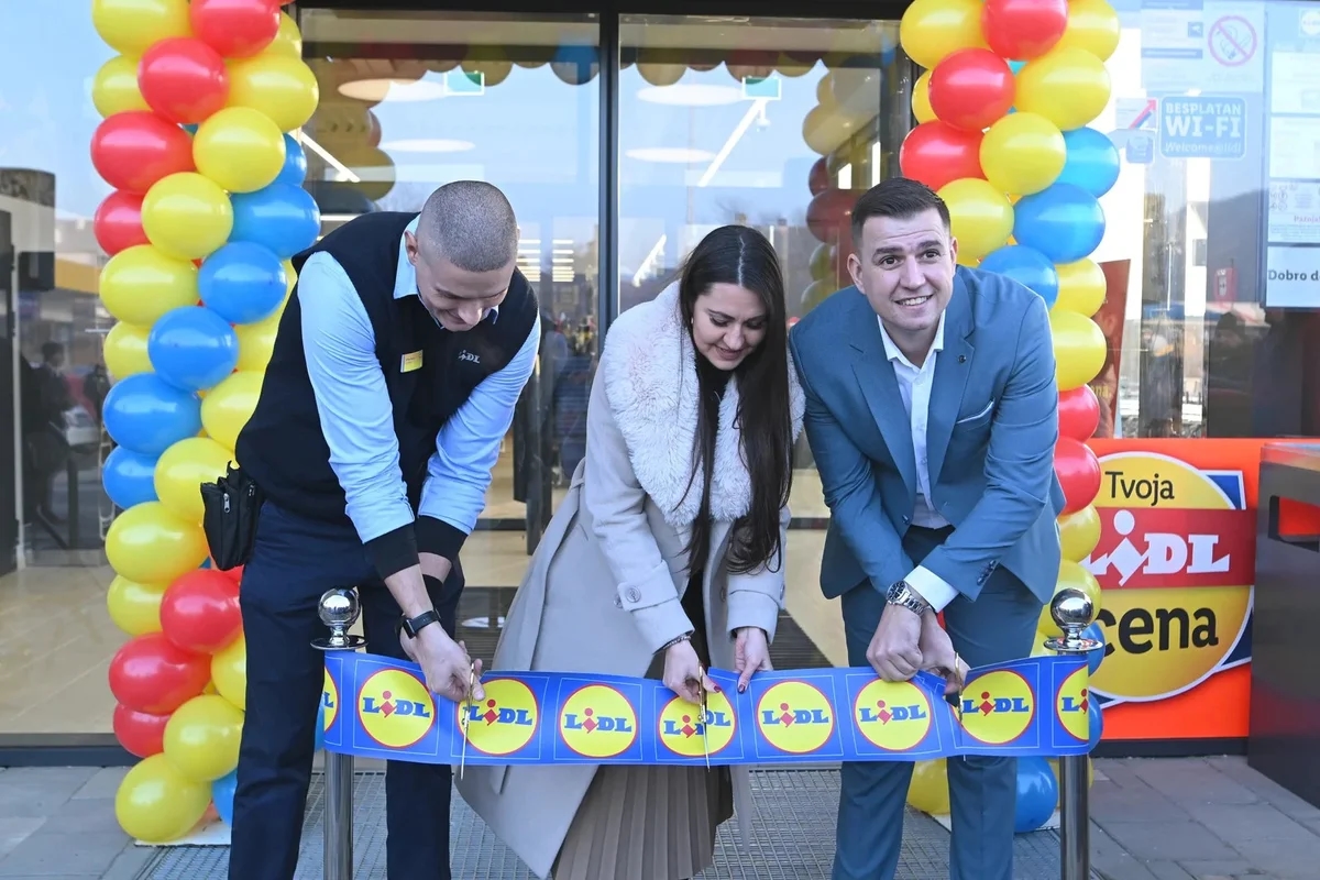 Srbija: Lidl odprl prvo trgovino v Aranđelovcu