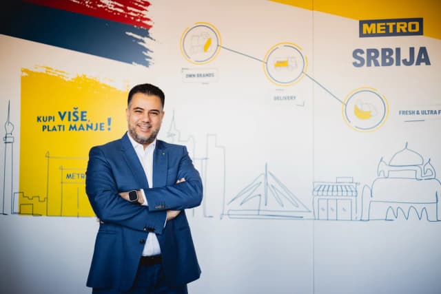 NADIR KADJI, (GENERALNI DIREKTOR METRO SRBIJA): "Že 20 let gradimo trdne odnose z našimi profesionalnimi kupci"