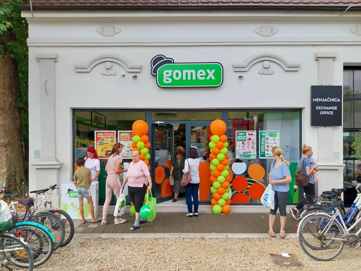 Srbija: Odprli trgovino Gomexa v Laćarku