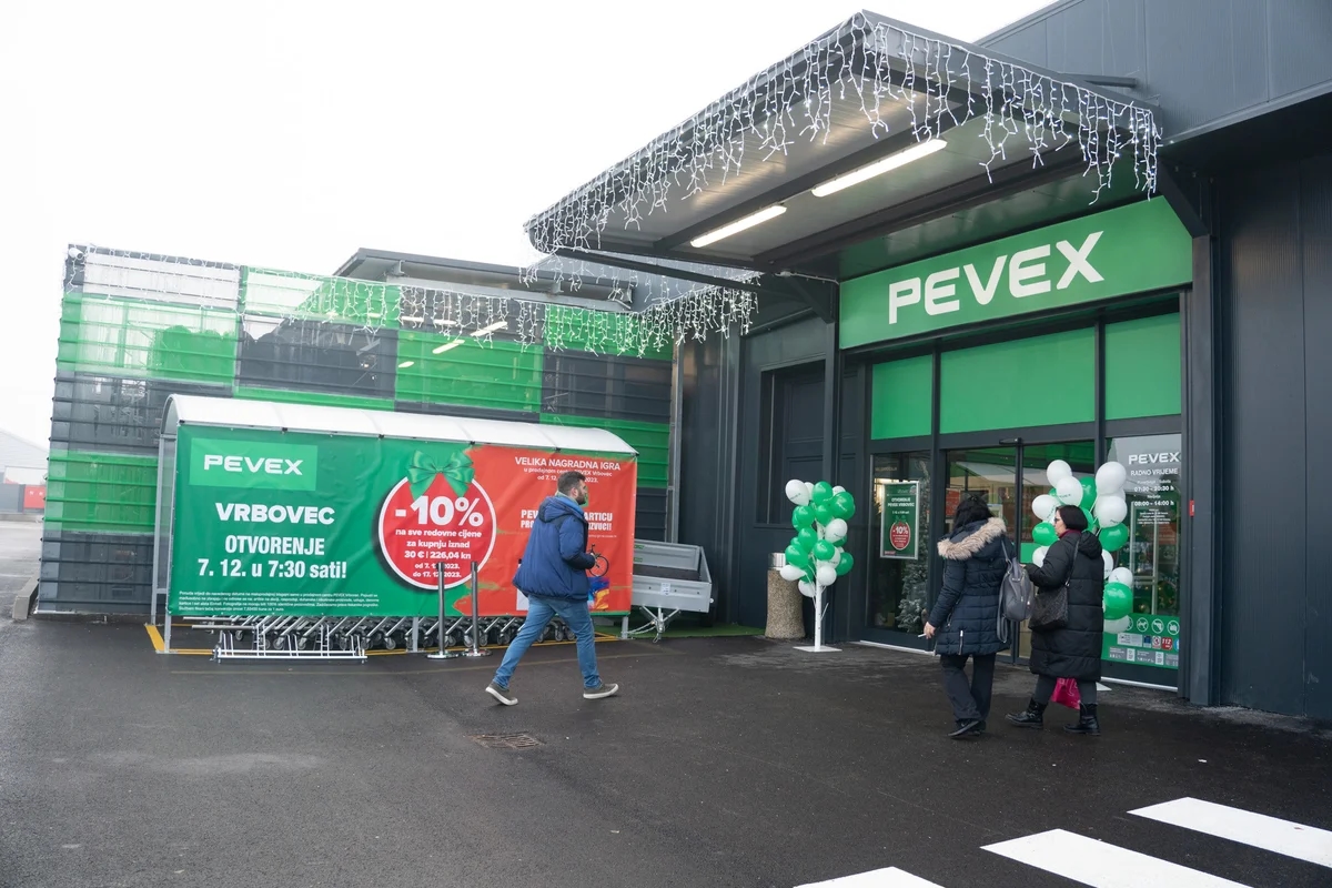 Hrvaška: Pevex je odprl nov prodajni center v Vrbovcu