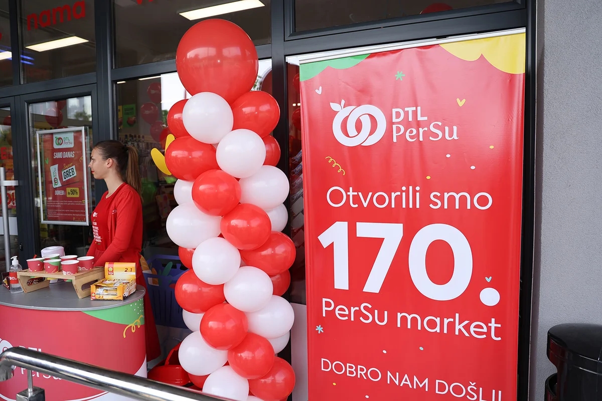 Srbija: V Rakovcu so odprli 170. PerSu market
