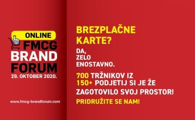FMCG Brand Forum ONLINE v četrtek iz posebnega studia uredništva InStore v hotelu Hyatt Beograd