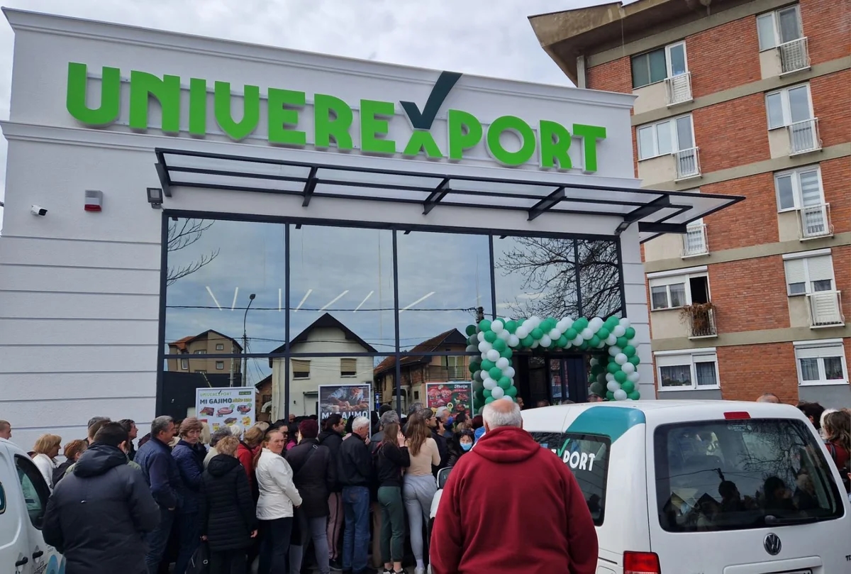 Srbija: Danes so odprli nov Univerexport v Jagodini, tamkajšnjega prvega