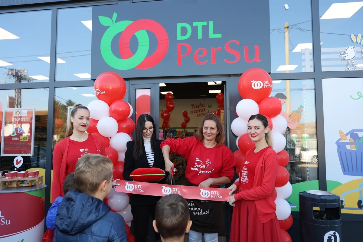 Srbija: DTL PerSu market v Žabljah v novi preobleki